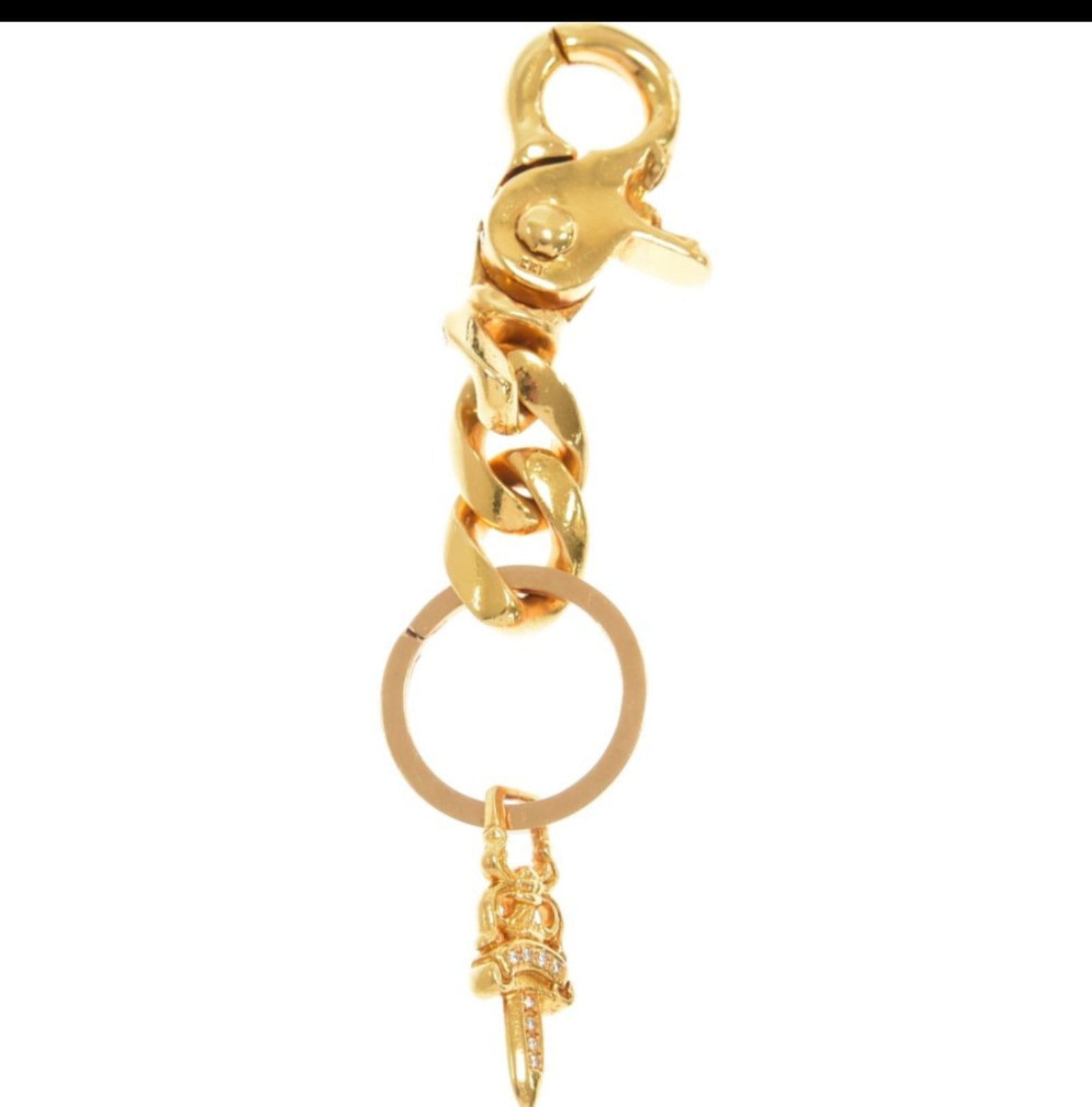 CHROME HEARTS クロムハーツ 22K CLP CHN CLASSIC-S ショート