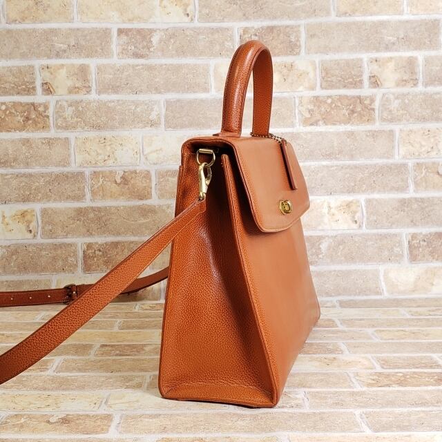 オールドコーチ ☆ イタリア製 ターンロック 2WAY ショルダーバッグ