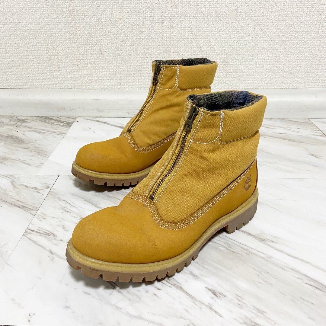 us9 00s timberland × woolrich zip up suede leather boots | protocol