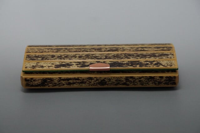 虎竹眼鏡ケース(緑) | 大和美術工芸