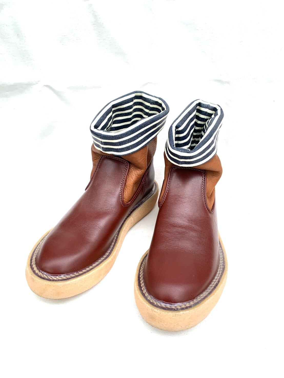 KAPITAL】レザー リンクルポパイブーツ | ONE WASH