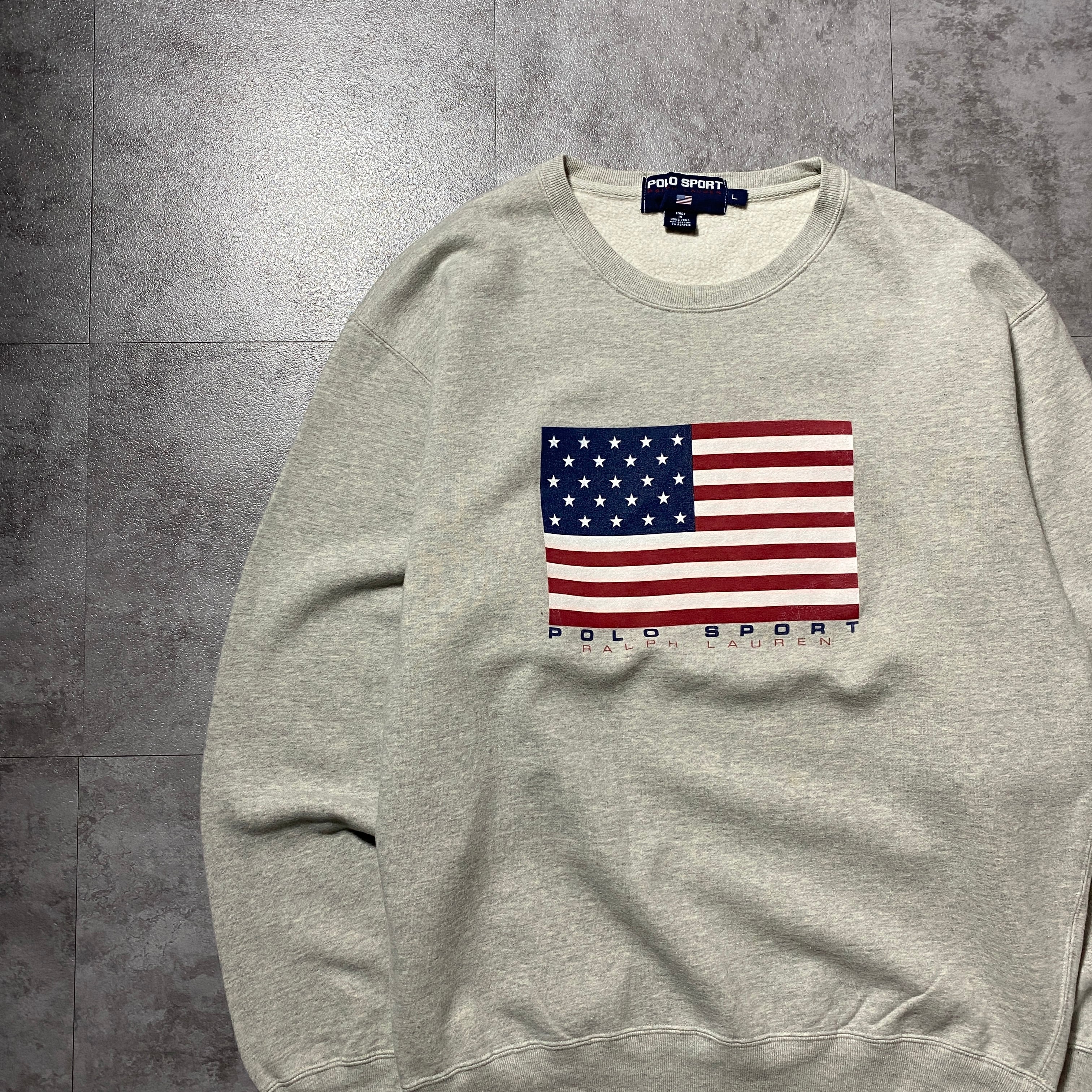 90's Ralph Lauren Polo Sports ラルフローレン ポロスポーツ 星条旗