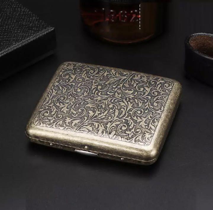 タバコケース 唐草 シガレットケース ヴィンテージ アンティーク