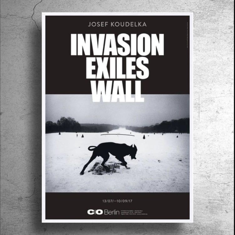 写真家『ジョセフ・クーデルカ』ドイツ現代美術館制作ポスター | 特殊