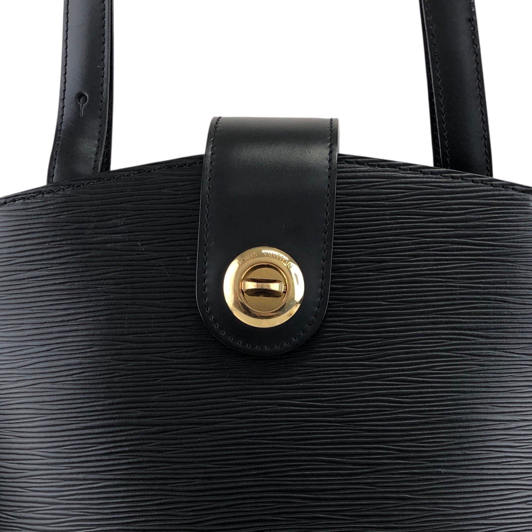 LOUIS VUITTON ルイヴィトン エピ ショルダーバッグ ブラック ターン