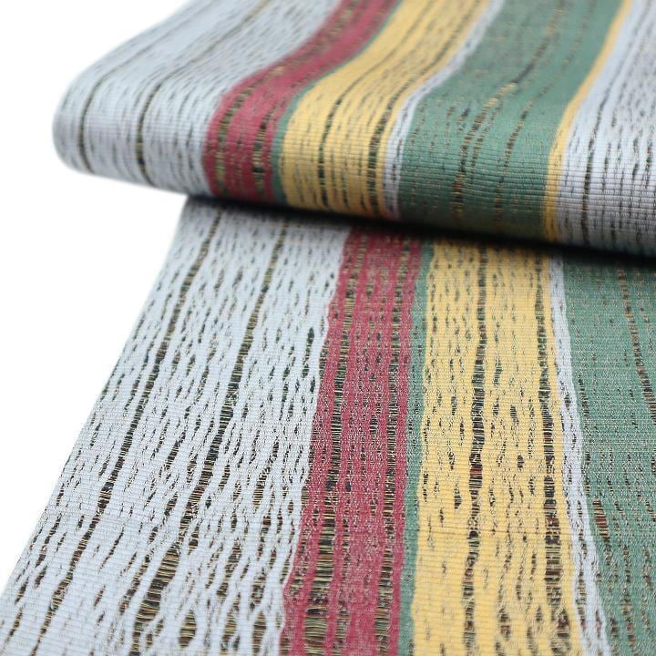 博多織の名門【小森草木染工房】 優美な【草木染】 全通・リバーシブル