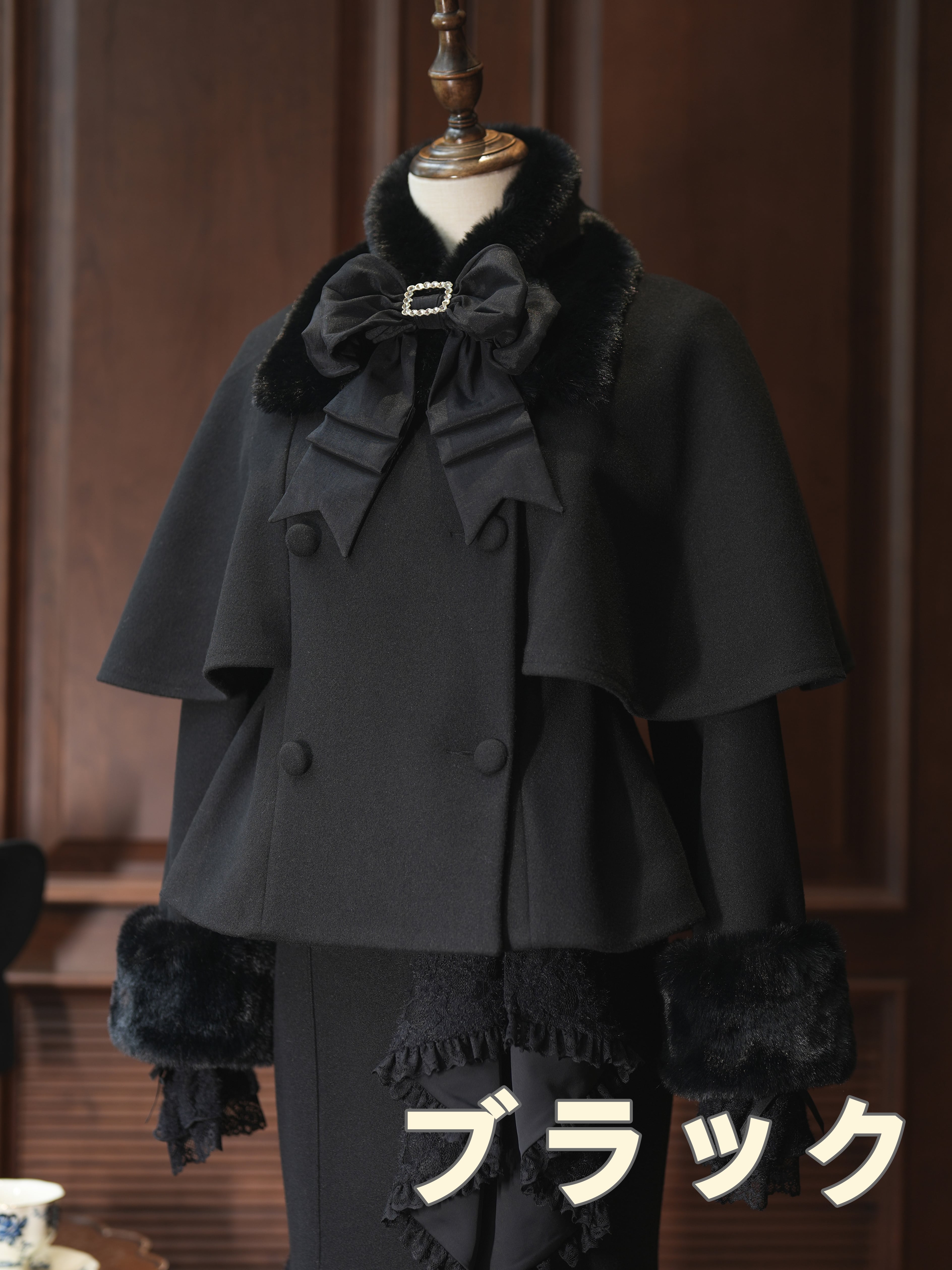 ベル・ラ・ドンナ ファー襟ショートジャケット（コート） | HoshibakoWorks