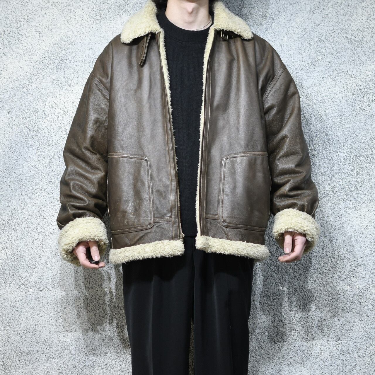 special Wilsons B-3 type reversible leather jacket | kroneko