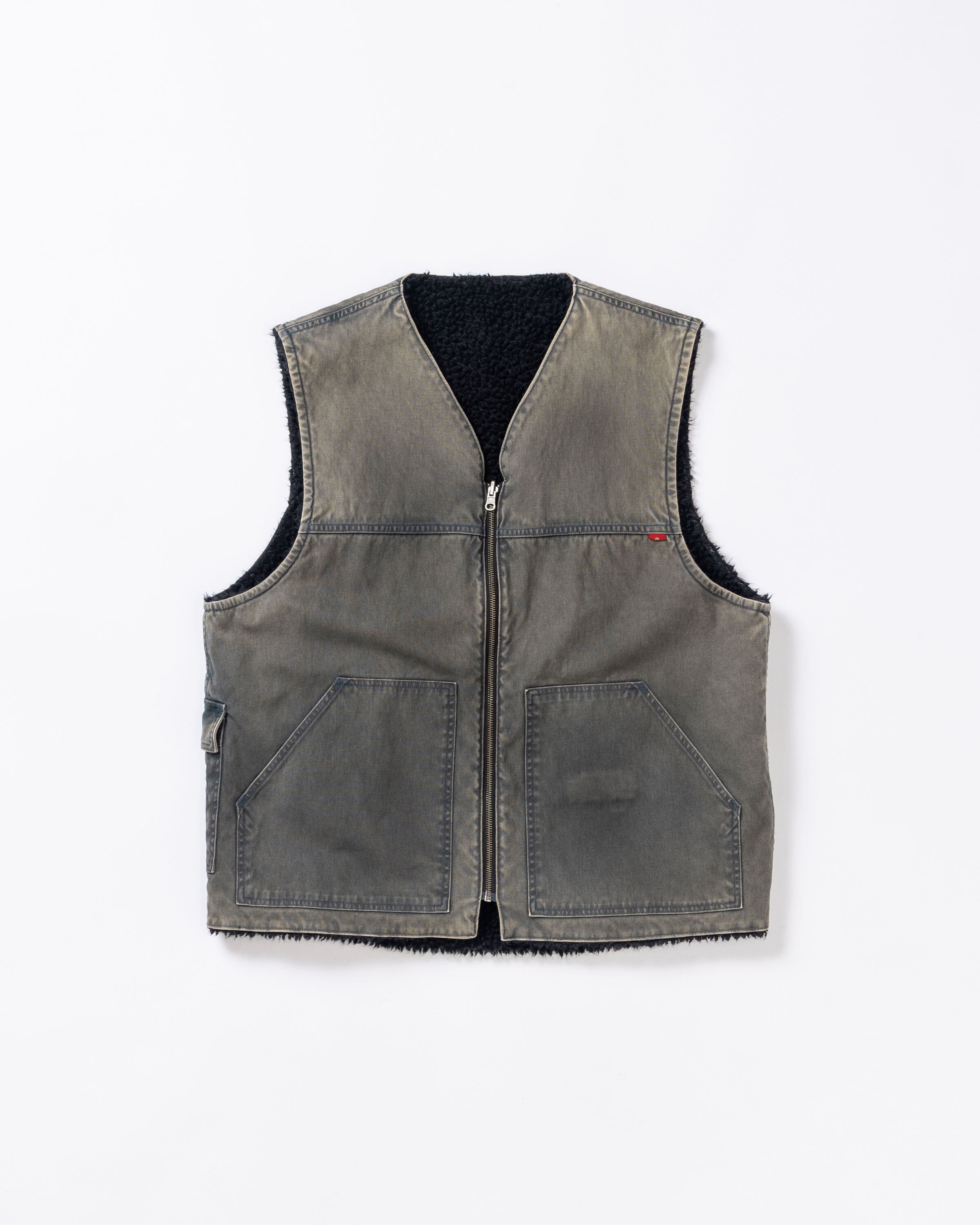 ANACHRONORM】REVERSIBLE DUCK VEST - BLACK | standlobby