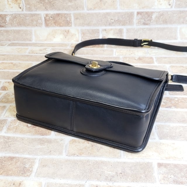 美品 オールドコーチ ☆USA製 ウィリス ターンロック レザー 2WAY