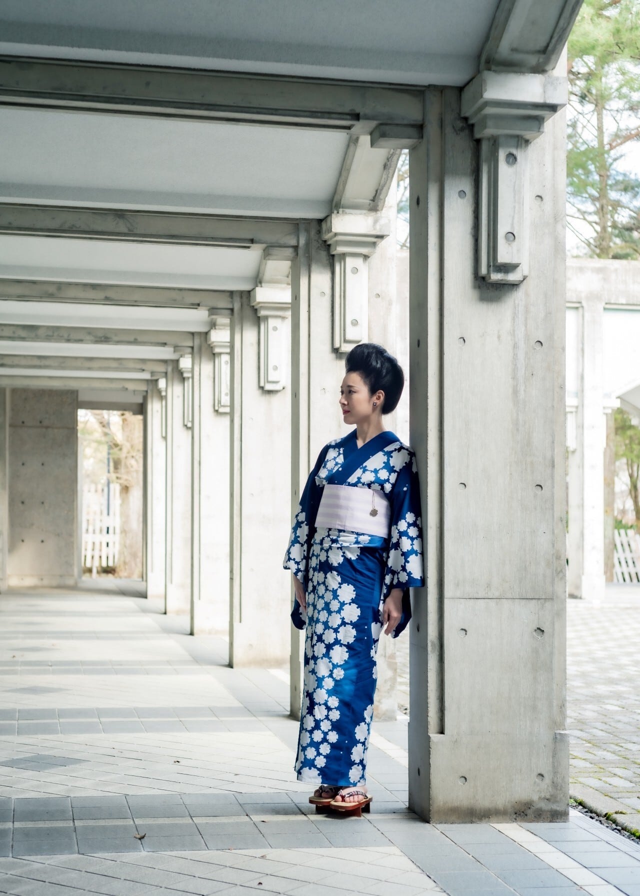 着物・浴衣 雪輪 (瑠璃紺) 仕立て上がり / S,M, Lサイズ | 弥生屋