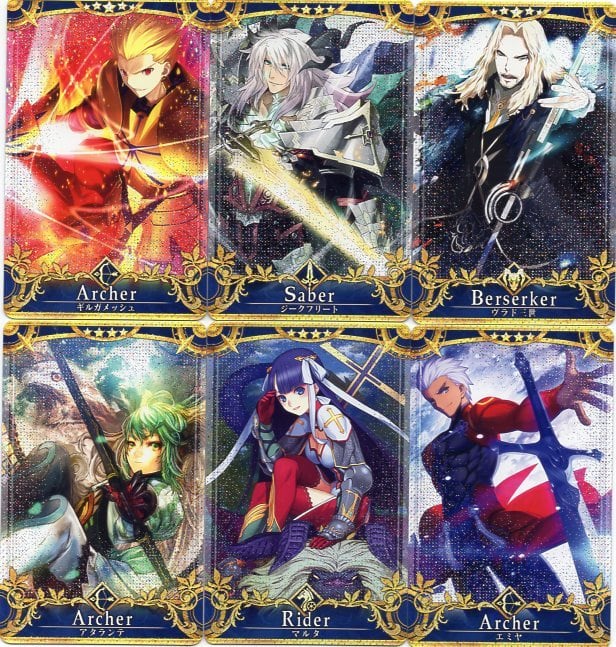 5パックまとめ売り】FGO アーケード 1/2最終再臨フェイタルくじ【静屋