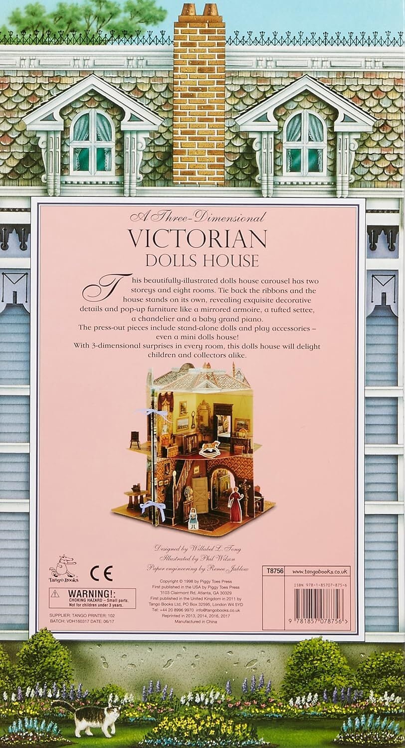 洋書 A three-Dimensional Victorian doll house 仕掛け絵本 | zassho