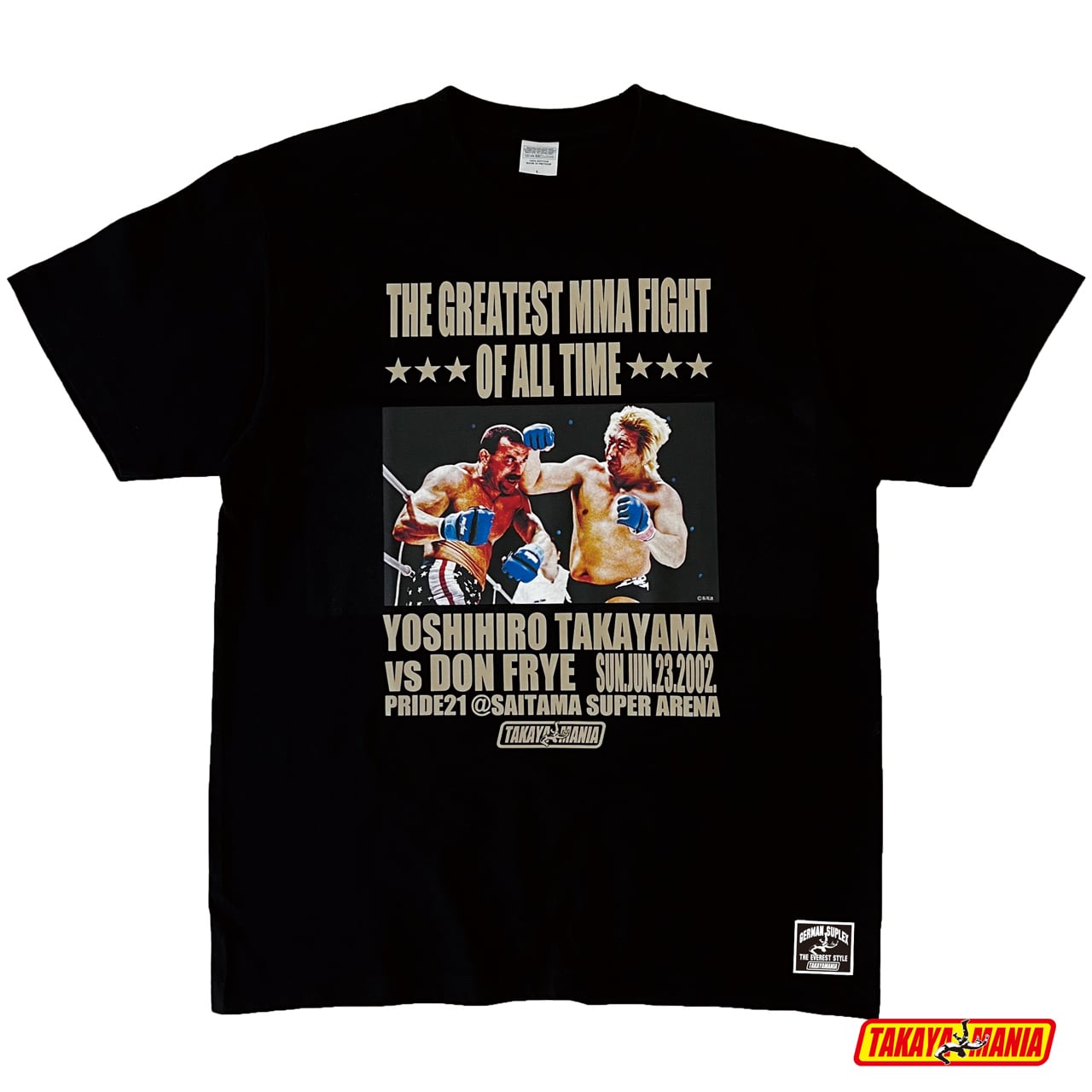 高山 vs FRYE 20TH ANNIVERSARY TEE BLACK | TAKAYAMANIA