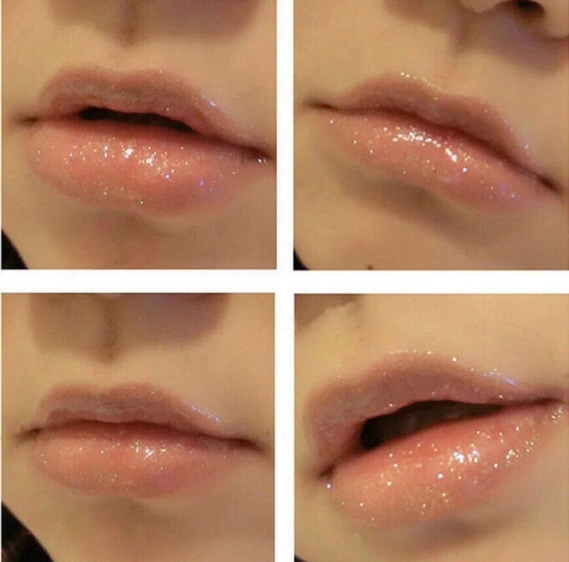 クリスタル リップグロス チューブタイプ #01 コーラルレッド ラメ