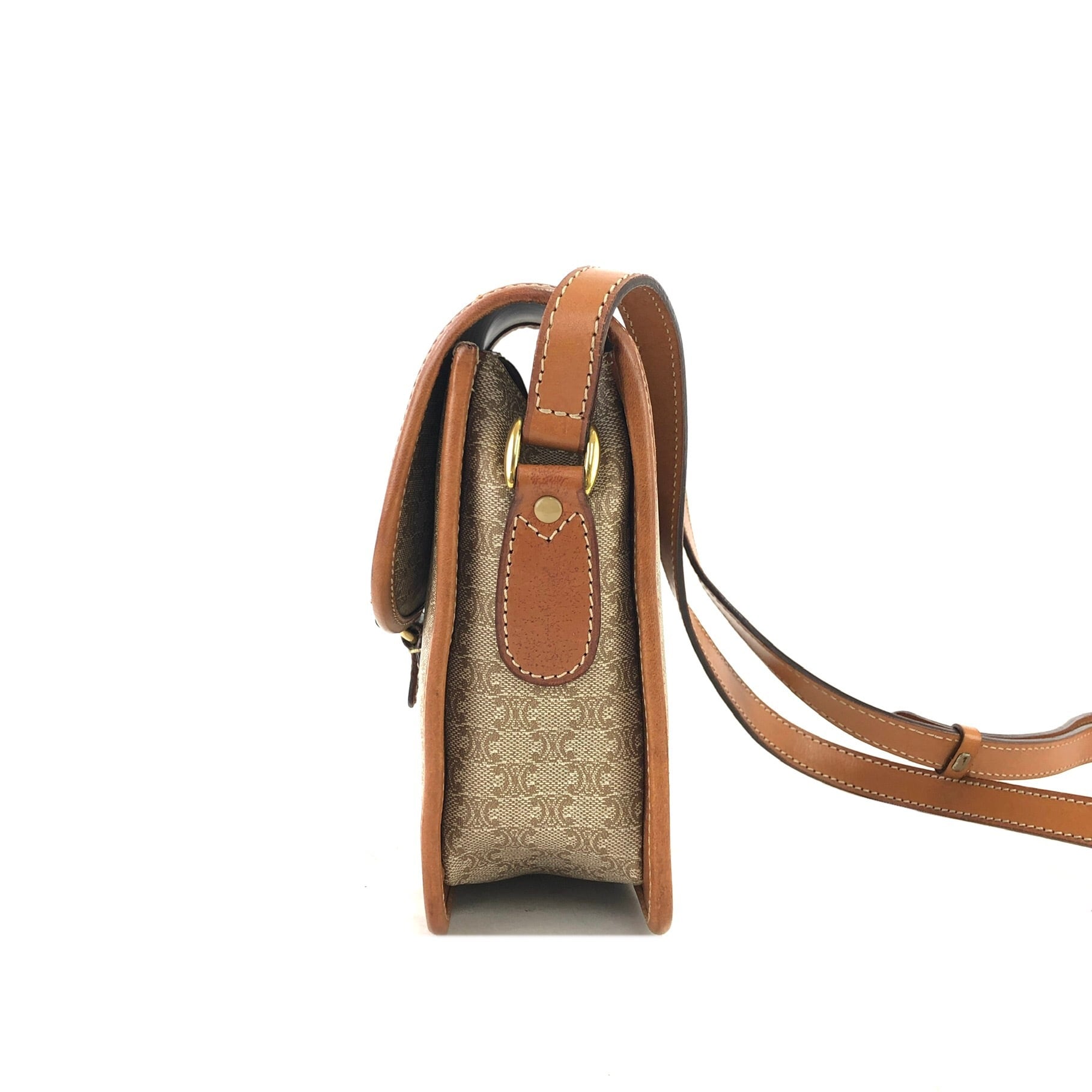 CELINE セリーヌ マカダム トリオンフ ポシェット スクエア ショルダー