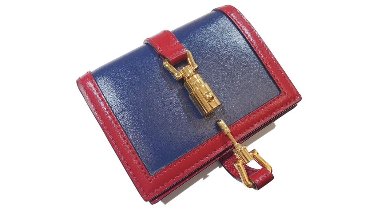 GUCCI グッチ ジャッキー 1961 ミニウォレット 二つ折り財布 レザー