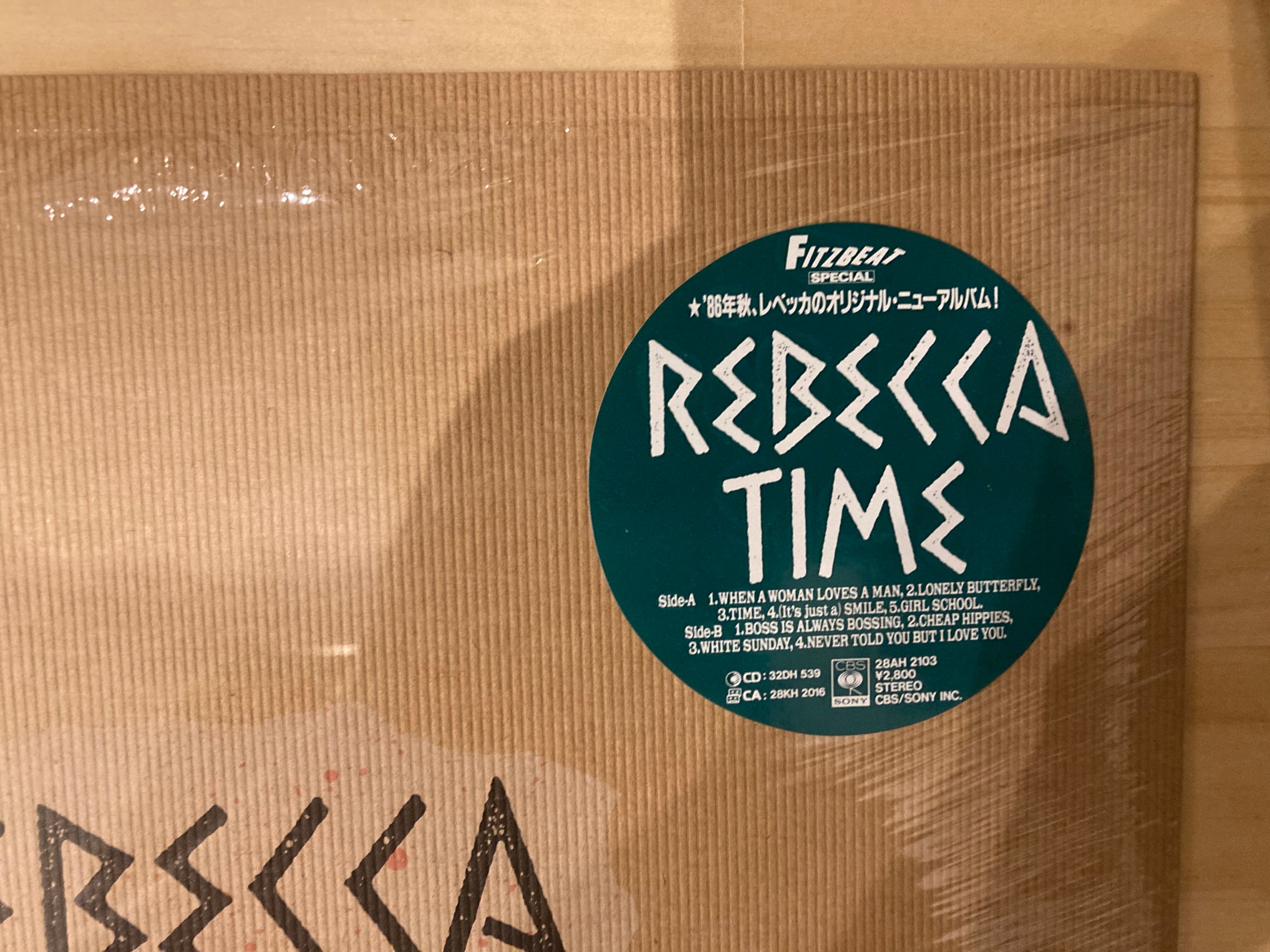 REBECCA TIME ブラックレコード 未開封 REBECCA TIME ブラックレコード