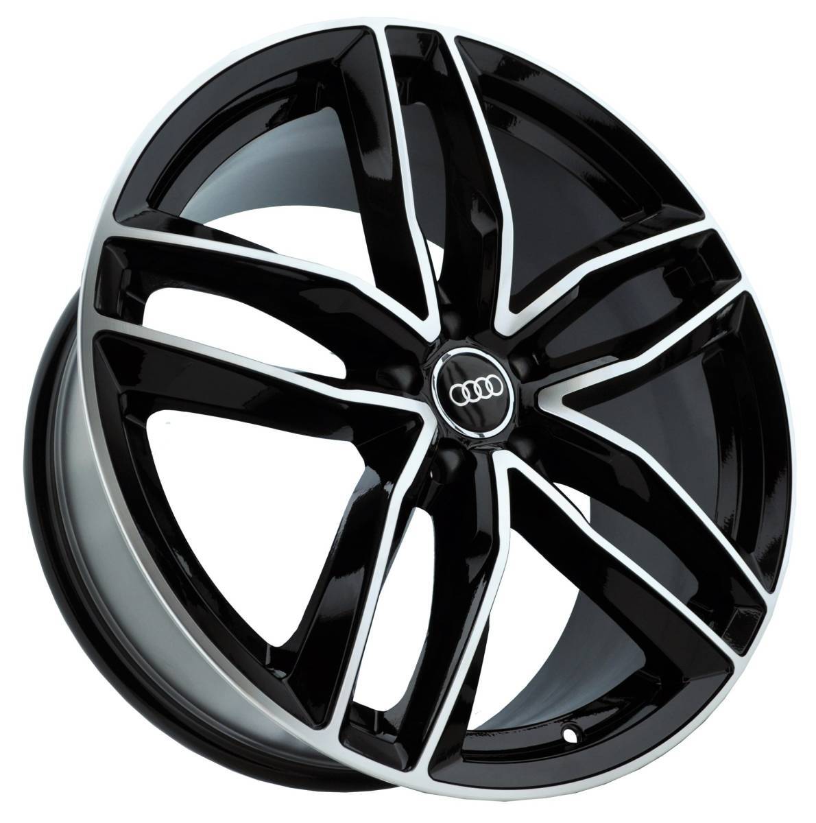 22インチ Black ホイール ( 4本セット ) アウディ Q7 VW トゥアレグ