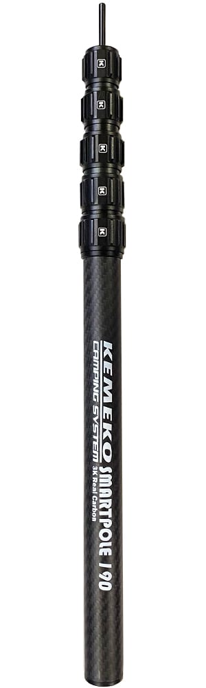 KEMEKO スマートポール190 カーボンポール 単品 47.5～190cm ケメコ