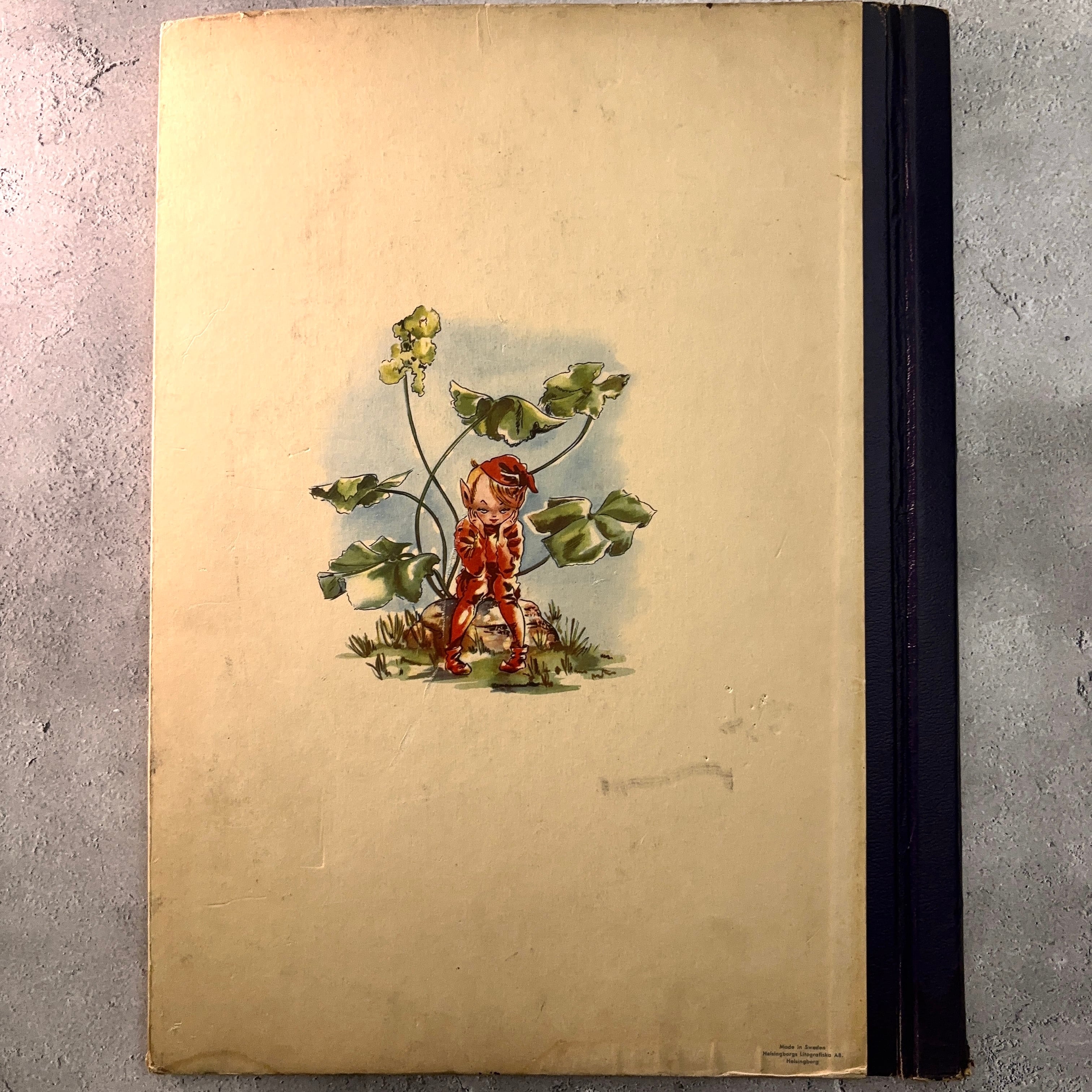 希少なとても大きな妖精本｡ 妖精の国の一日 1940年代 スウェーデン出版