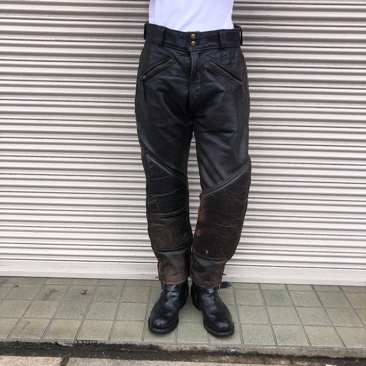 極上 50s Langlitz Leathers ラングリッツレザー パンツ カスケード