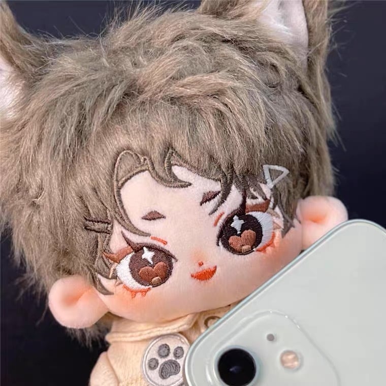 ぬい本体】スケルトンあり 20cm《嘿嘿(ヘイヘイ)》着せ替えぬいぐるみ