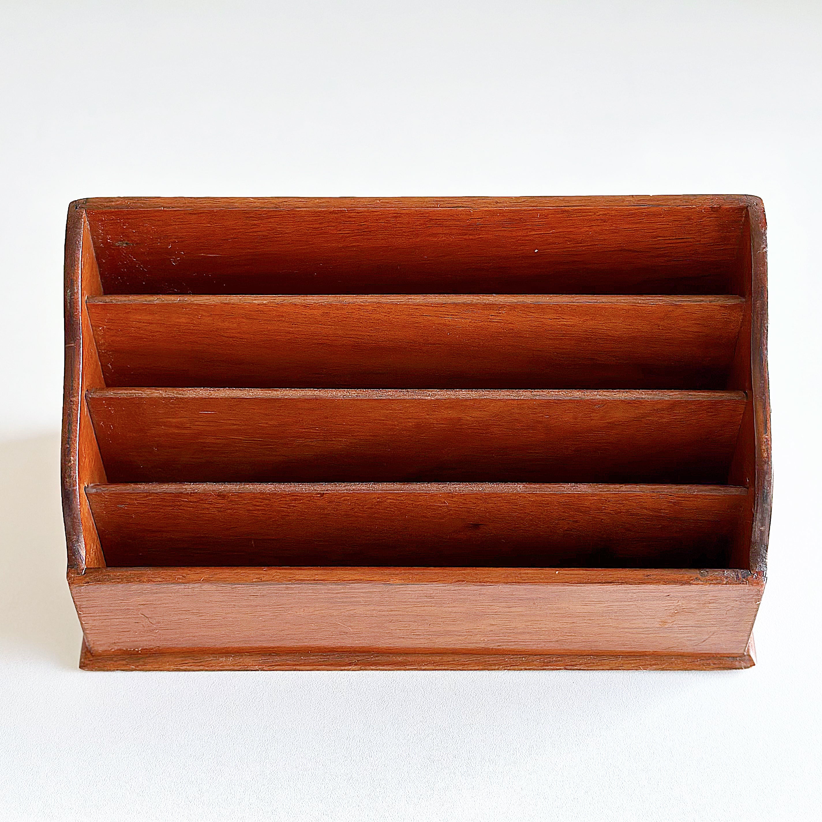 木製 レターラック・レタースタンド（フランス） | ぽわにえ・だむーる