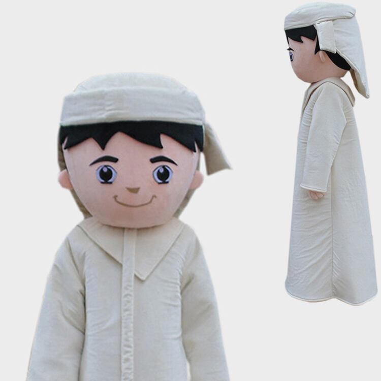 ☆本格的着ぐるみ boy ボーイ☆大人用 ホワイト 白いボーイ きぐるみ 2