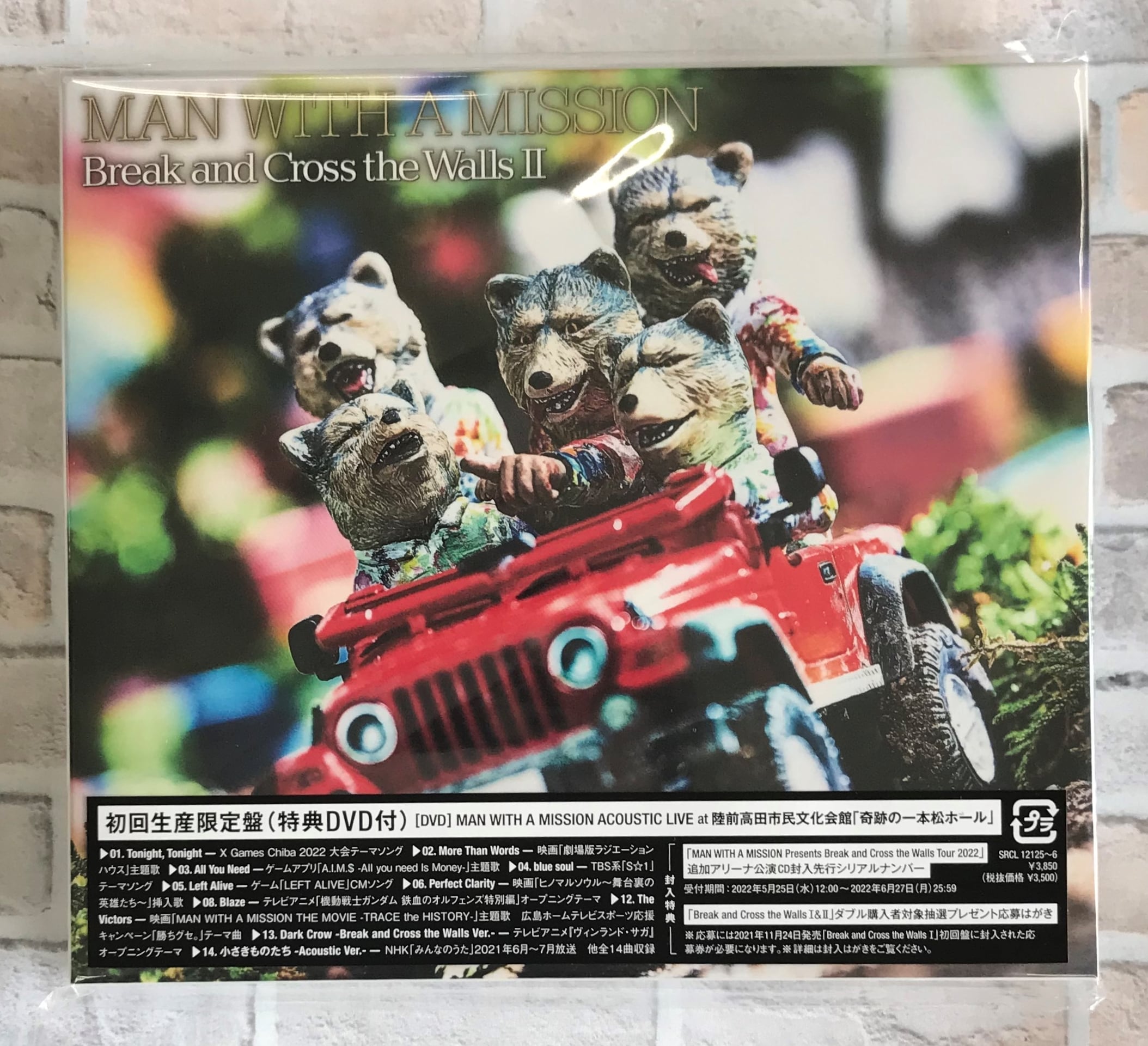 MAN WITH A MISSION / Break and Cross the Walls II / 初回生産限定盤