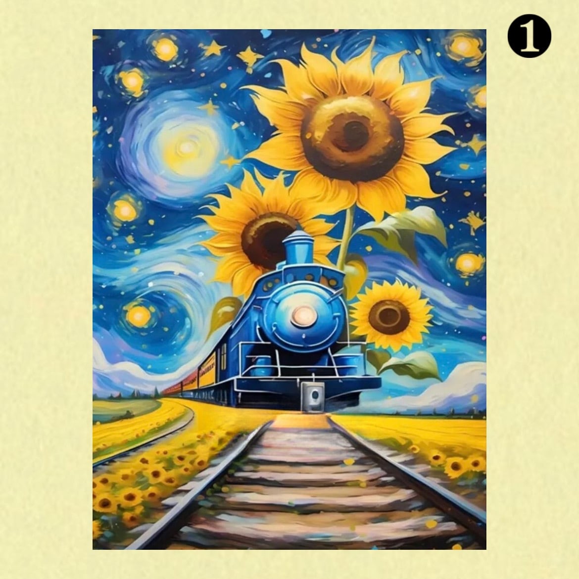 珍しい！ALLフェアリーダストダイヤモンドアートキット A3サイズ 3種類