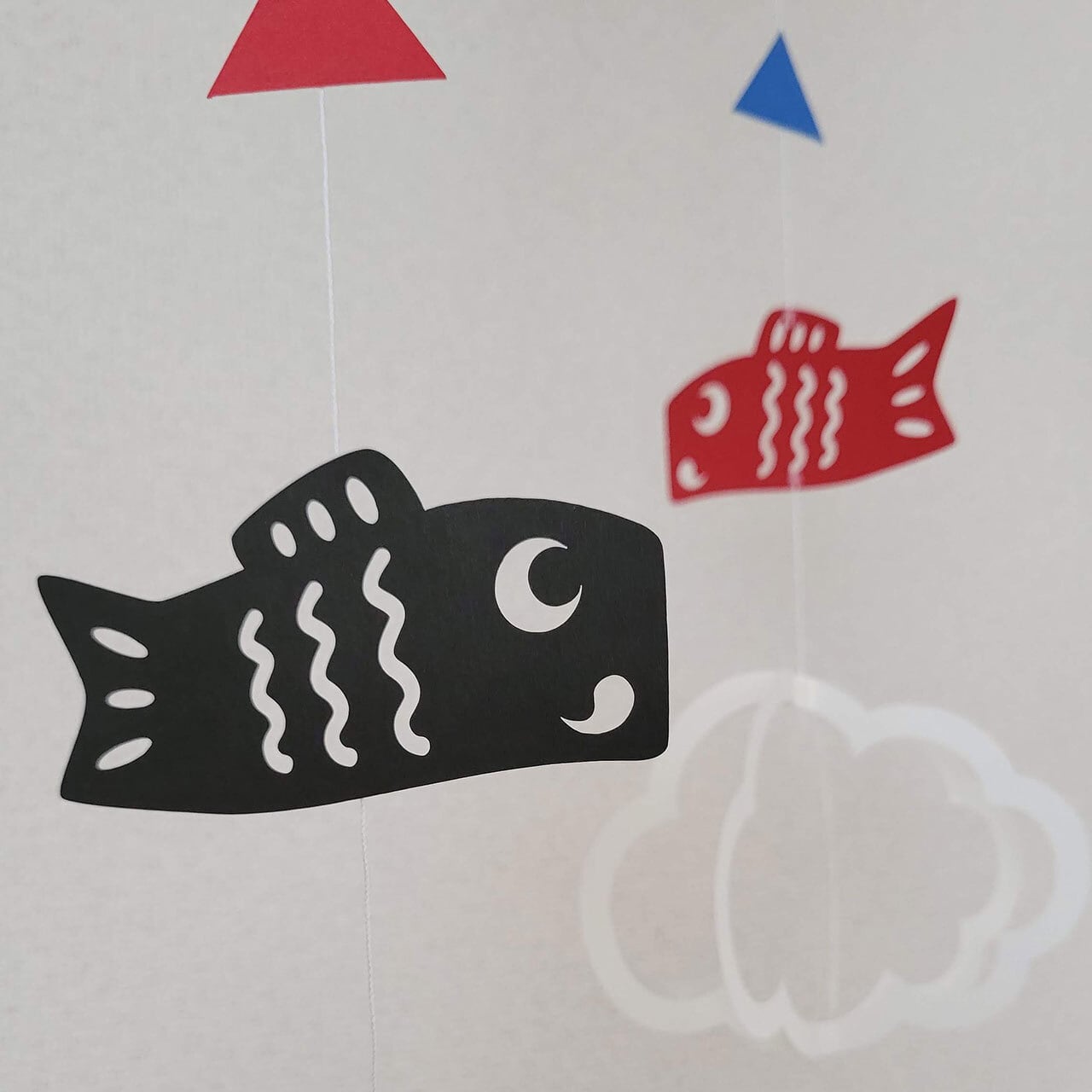 ボリューム満点！鯉のぼりモビール・吊るし飾りの手作りキット【5本