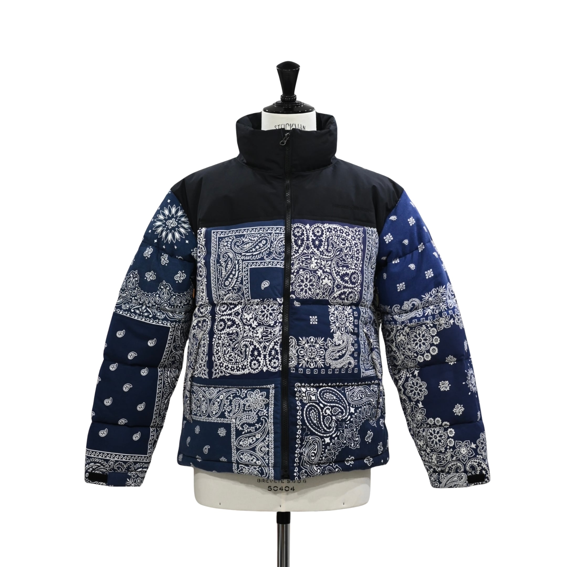 Bandana Down Jacket - NAVY size M - | MIYAGIHIDETAKA