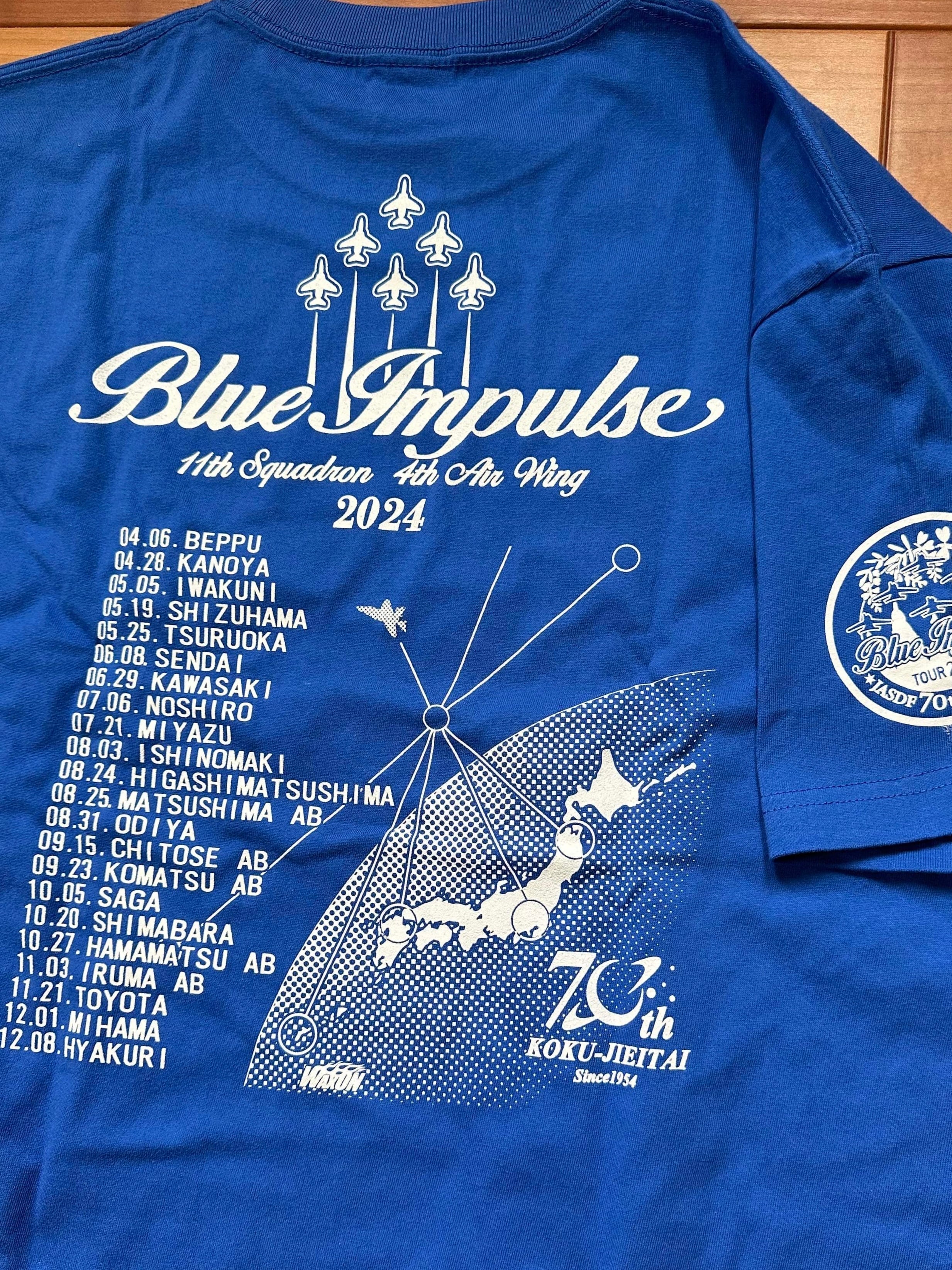 ブルーインパルス ツアー2024 Tシャツ 航空自衛隊 | WAXON ONLINE BASE