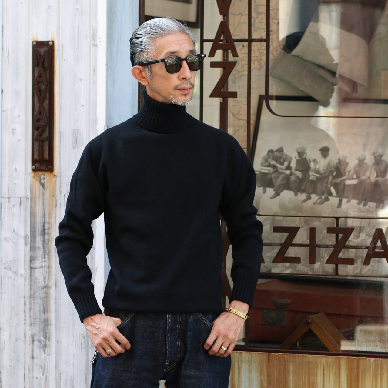 INVERALLAN インバーアラン Black ジーロンラムズウール