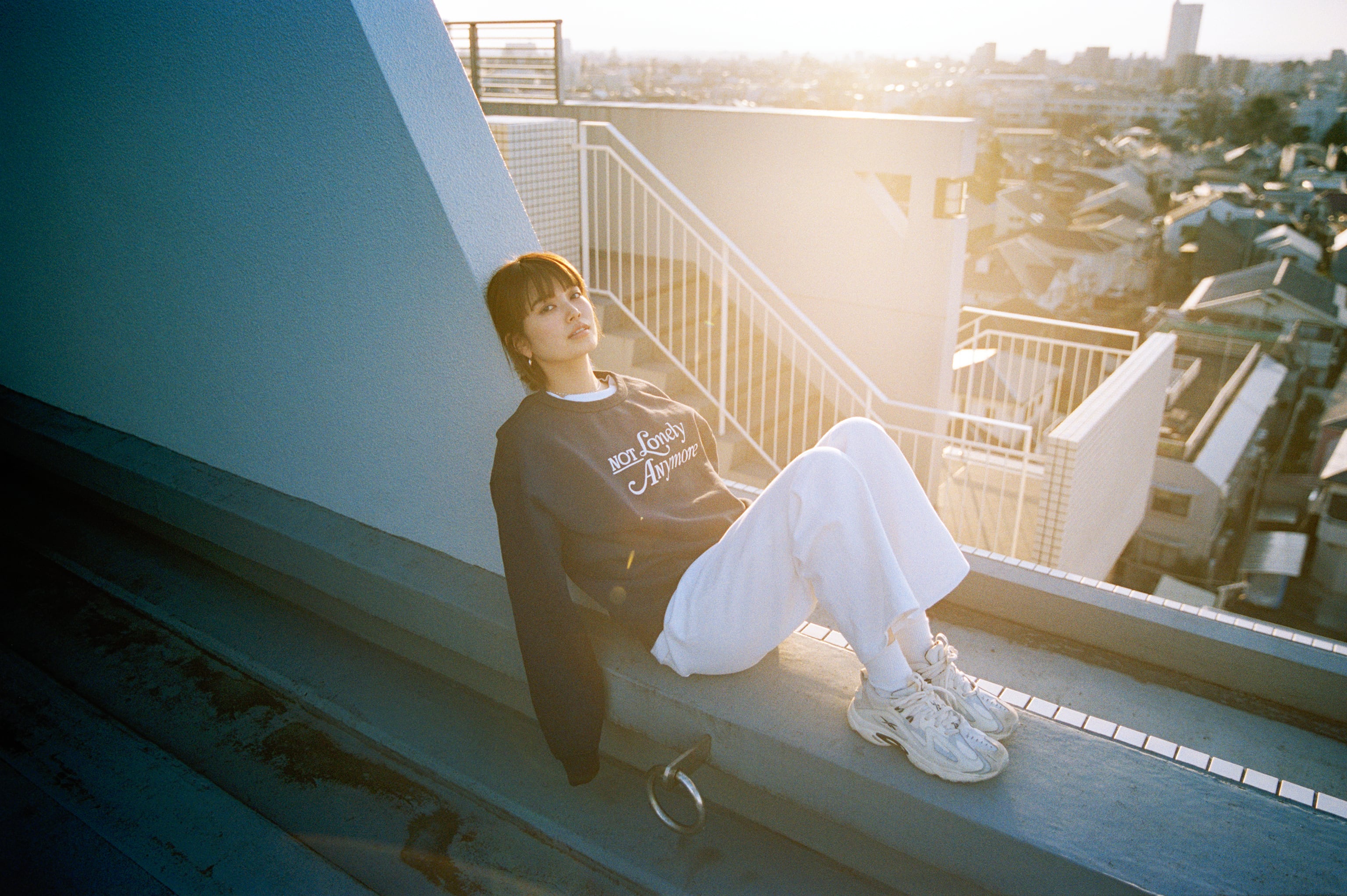 Not Lonely Anymore Crew sweat shirt Navy | notlonely