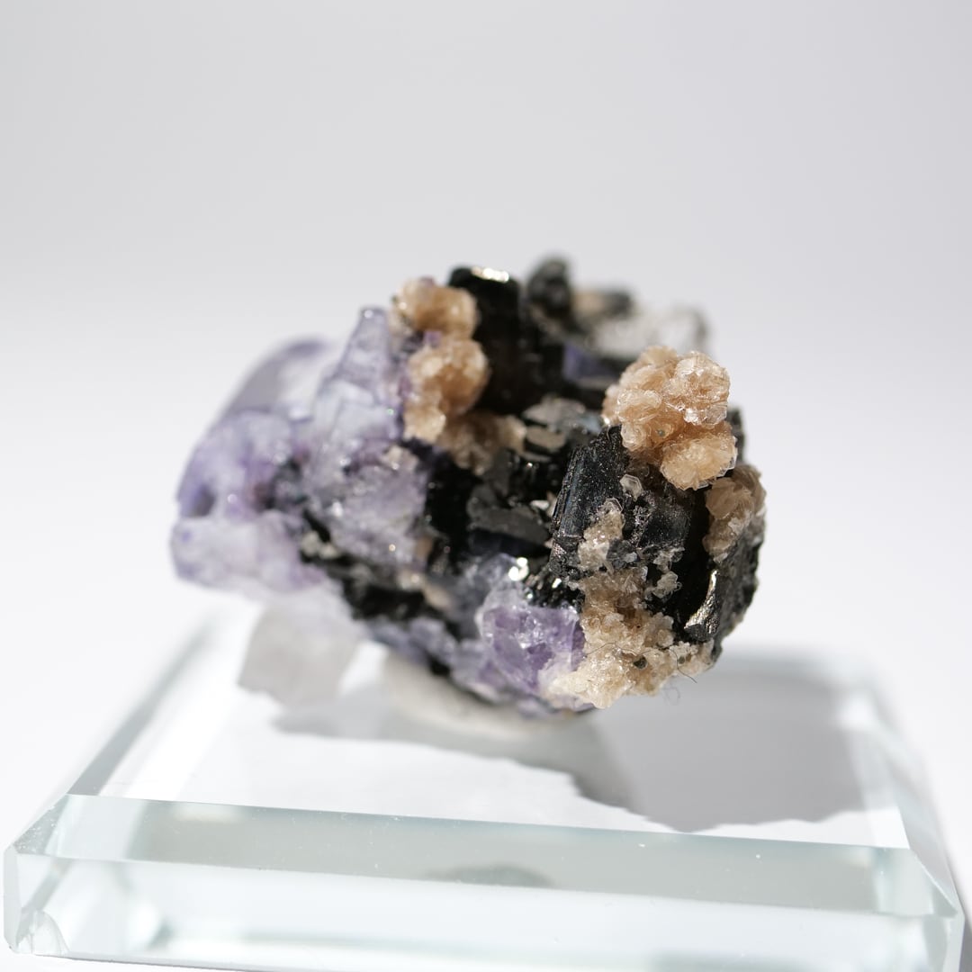 ヤオガンシャン産 フローライト 共生 / 原石 標本【A_6】 | ariife