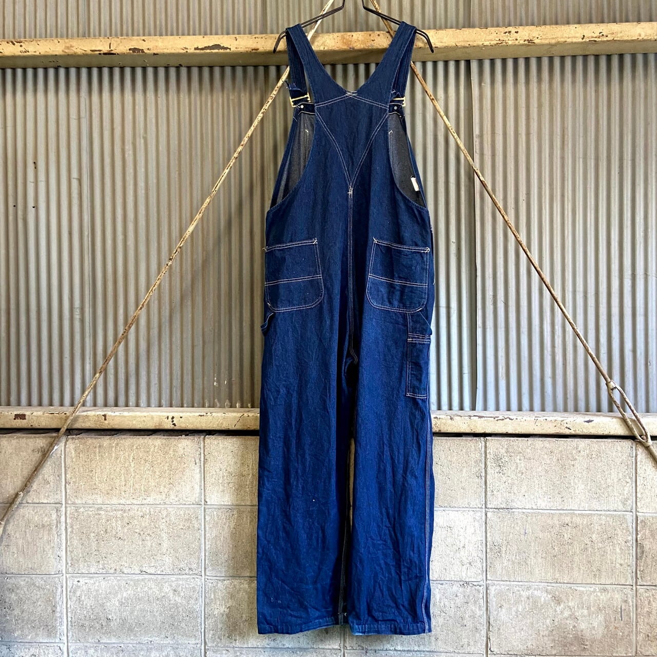 ビッグサイズ 70年代 USA製 SEARS シアーズ デニム オーバーオール