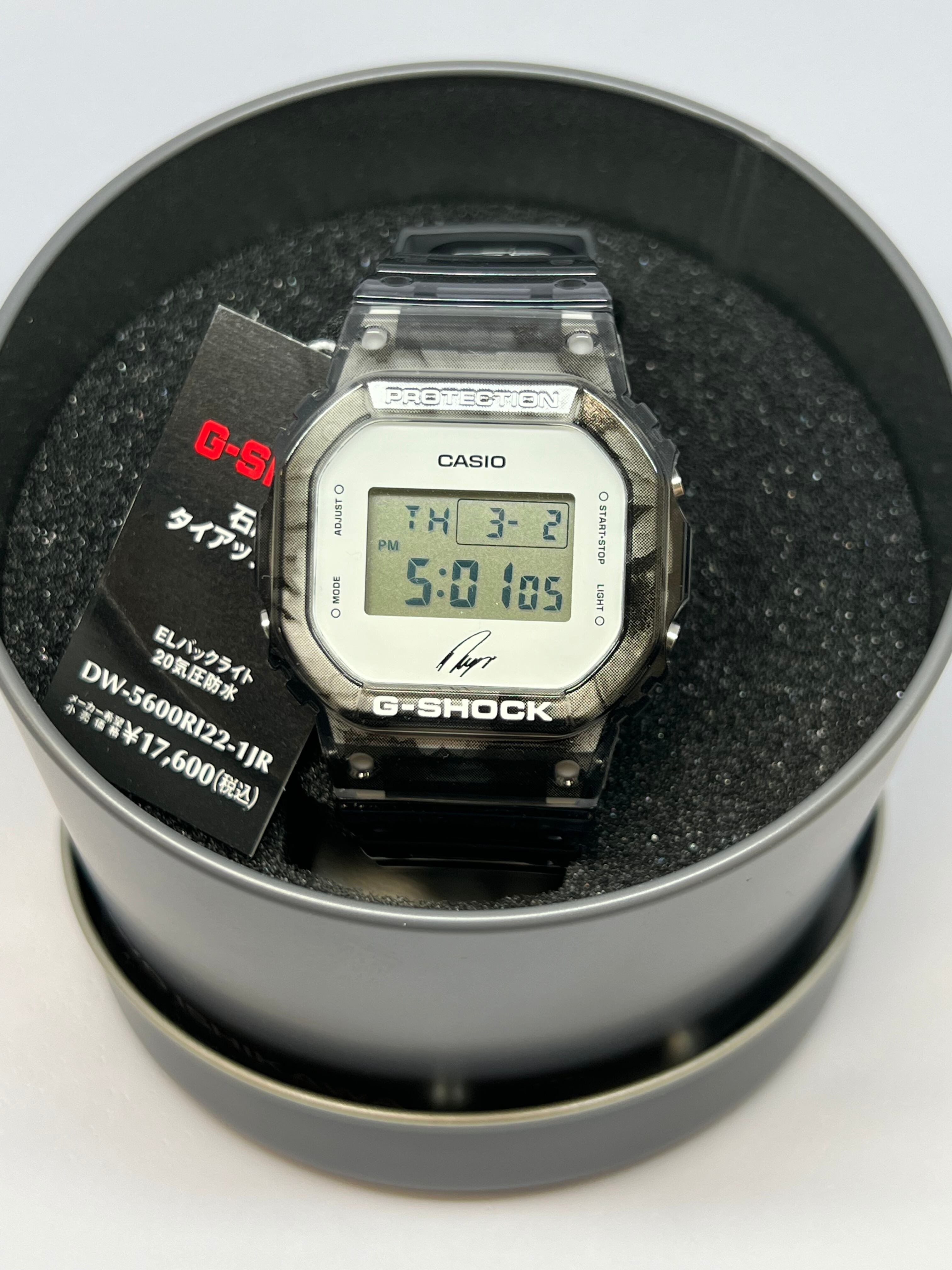 CASIO G-SHOCK DW-5600RI22-1JR 石川遼 タイアップモデル 限定品