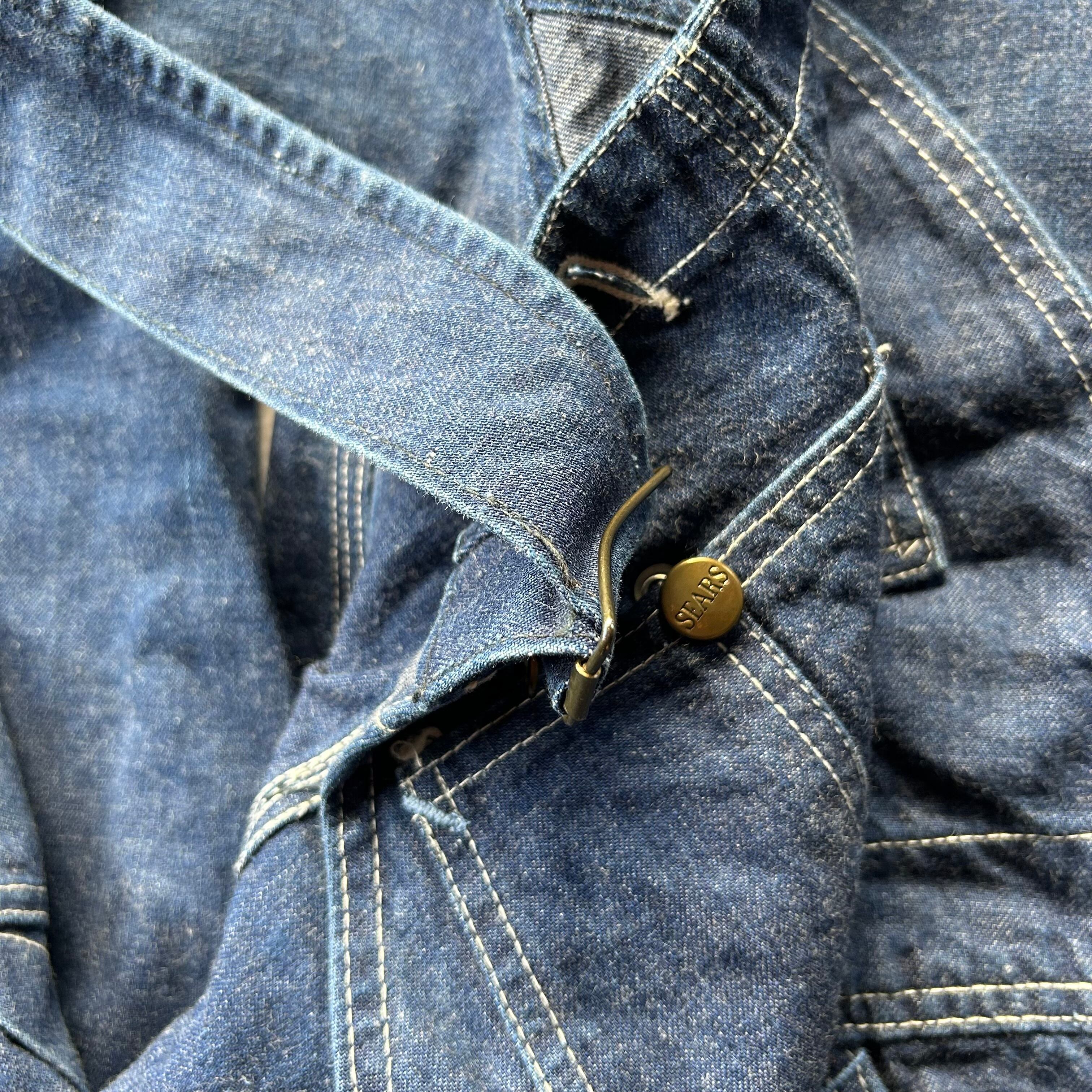 60s sears シアーズ オーバーオール 36-38w相当 濃紺 | 東京準備室