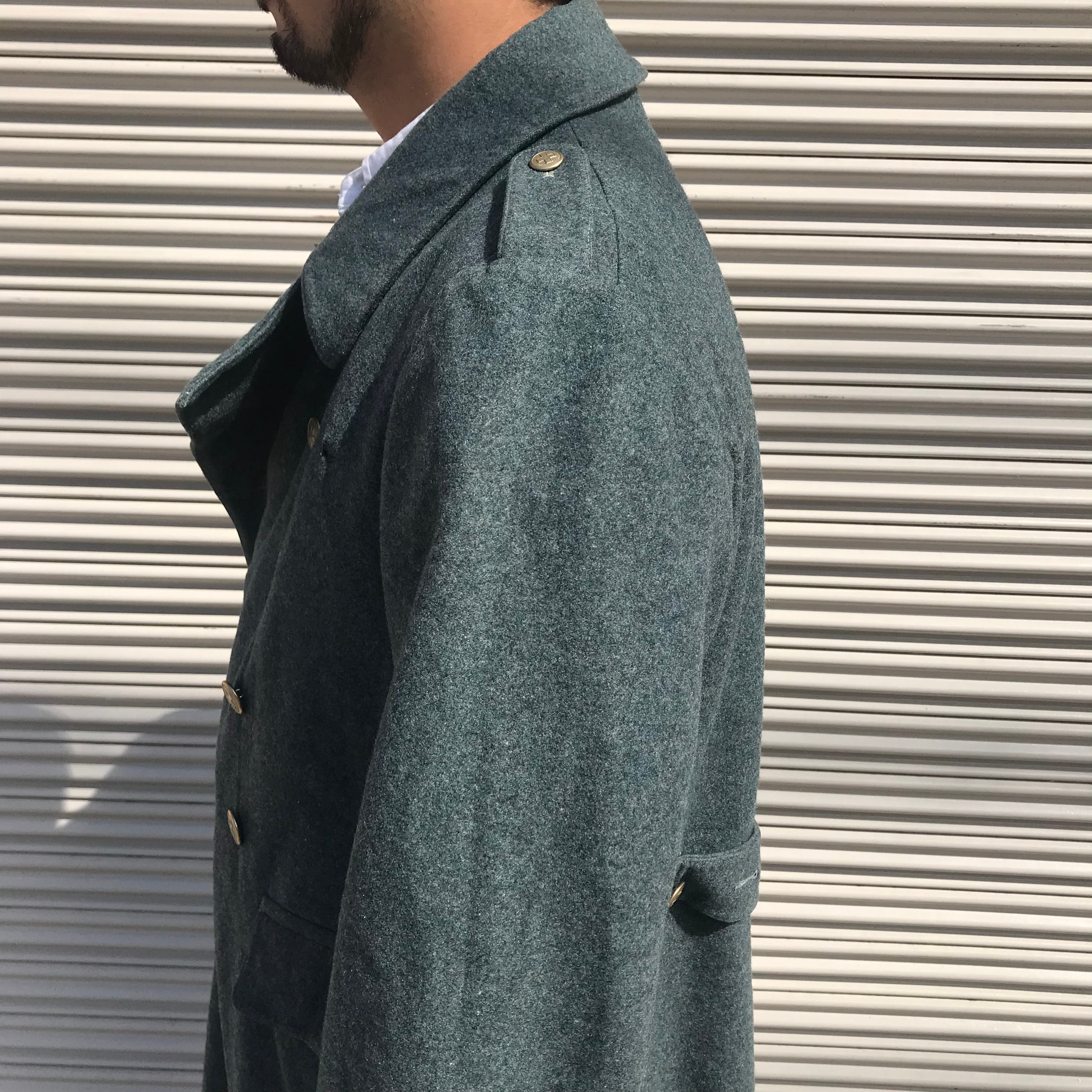 貴重 40s スイス軍実物 Swiss ARMYウール グレートコート ジャケット