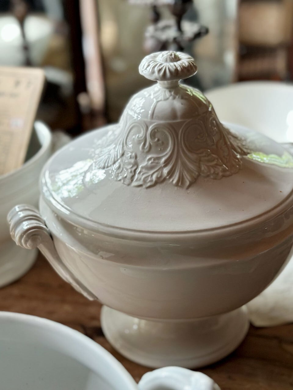 1890年代 リュネヴィル(Luneville) スーピエール スープボウル