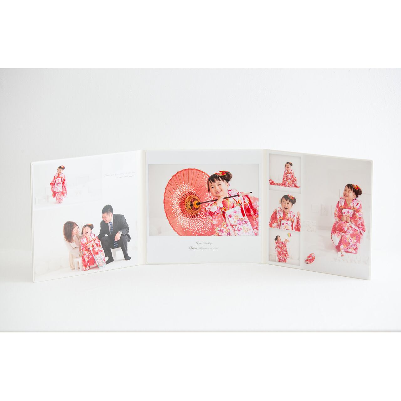 ピュアクリアルバム3面・SQ（スクエア） | フォトスタジオ ハートグラフ