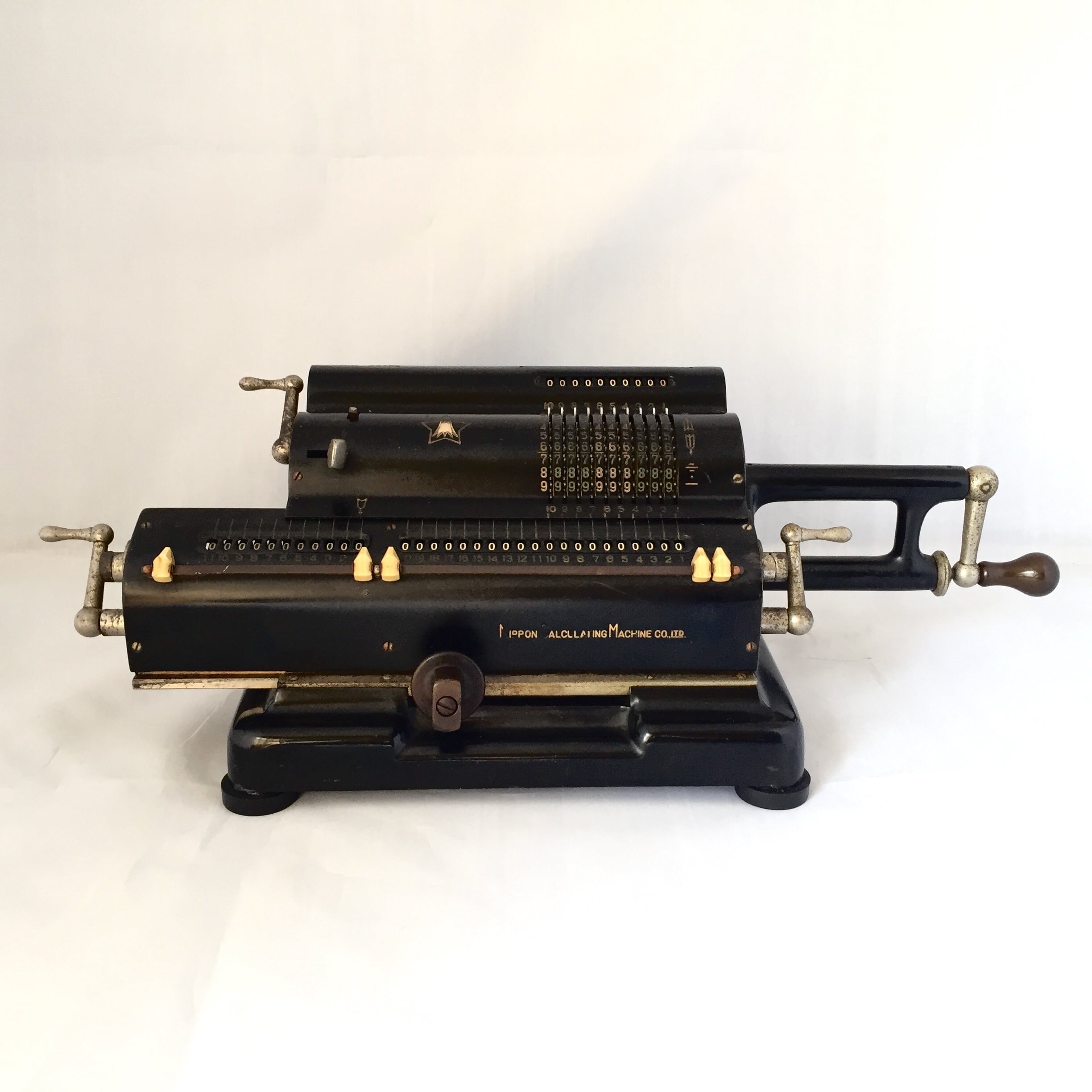 昭和レトロ 日本金銭機械 Nippon 手動式レジスター 当時物