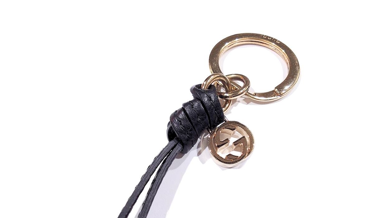 GUCCI グッチ キーホルダー キーリング チャーム インターロッキングG
