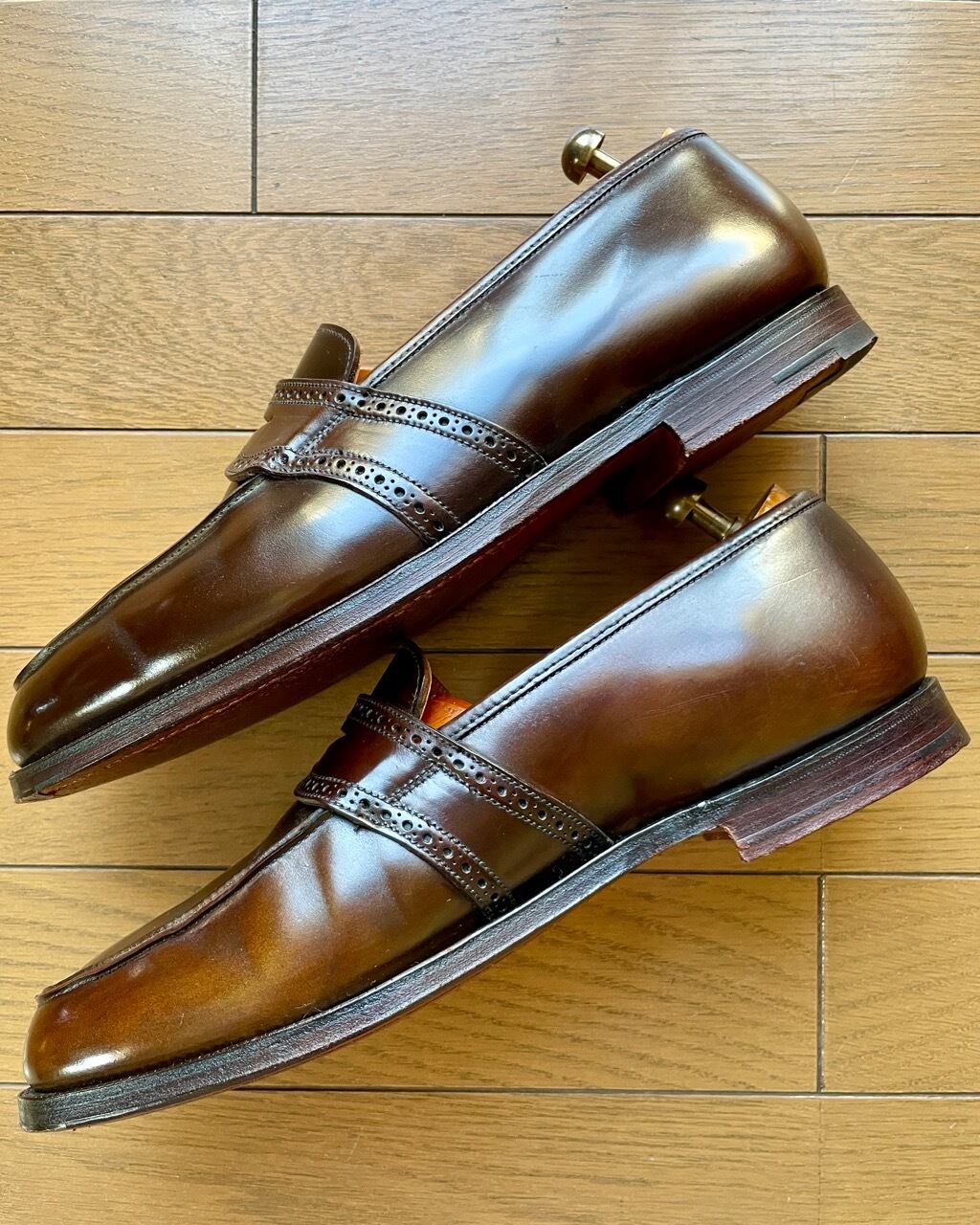 ラルフローレン別注 クロケット&ジョーンズ コードバン ローファー 8.5