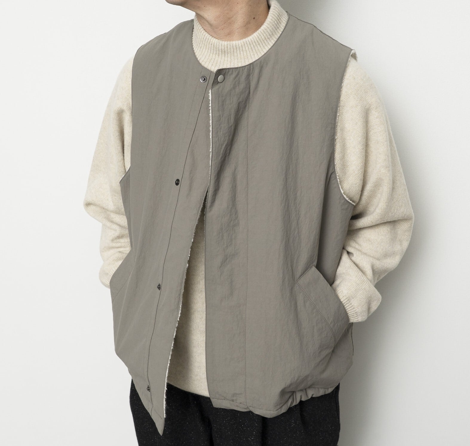 STILL BY HAND ベスト スティル バイ ハンド VE01254 - DARK NAVY