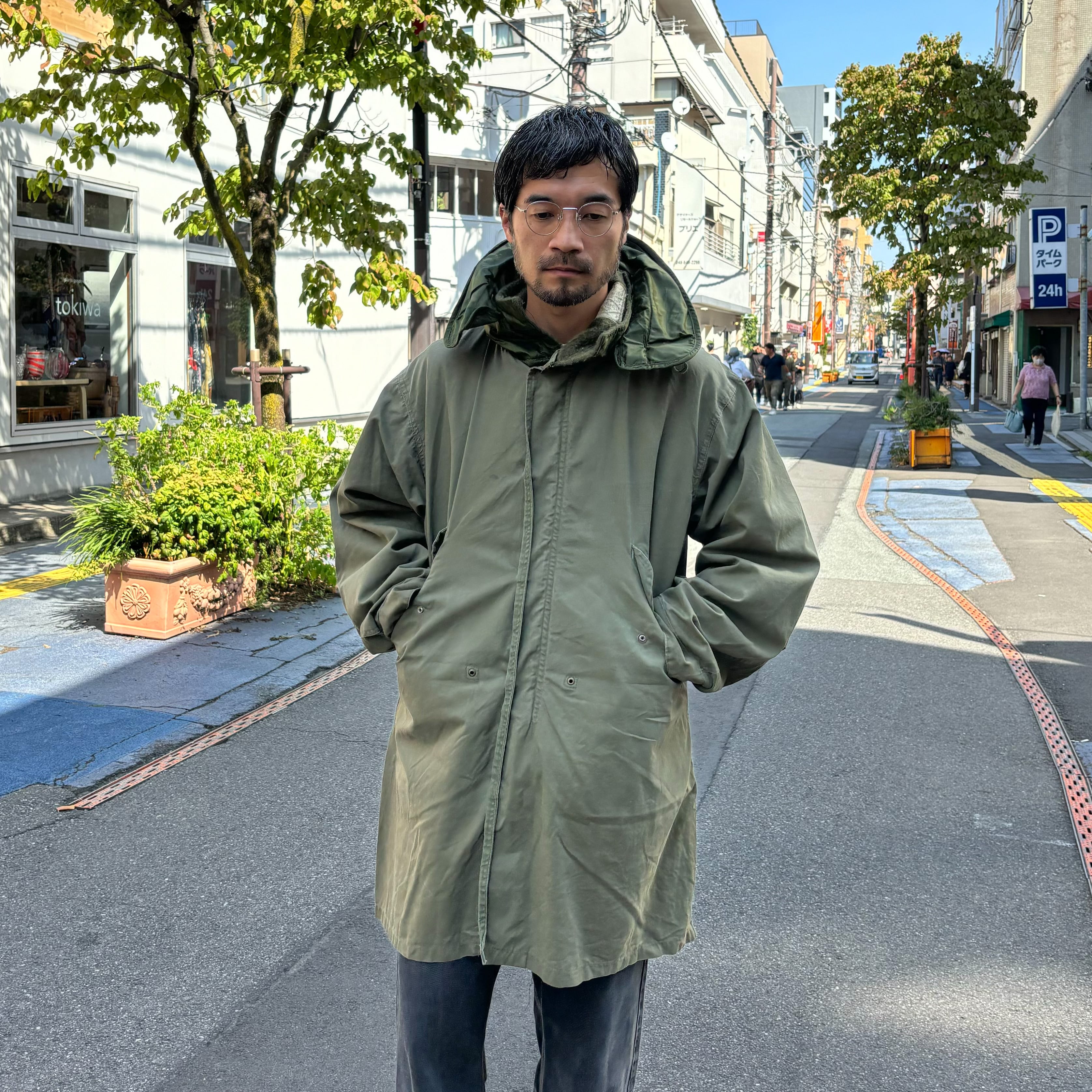 80's US ARMY M-65 Fish Tail Parka 