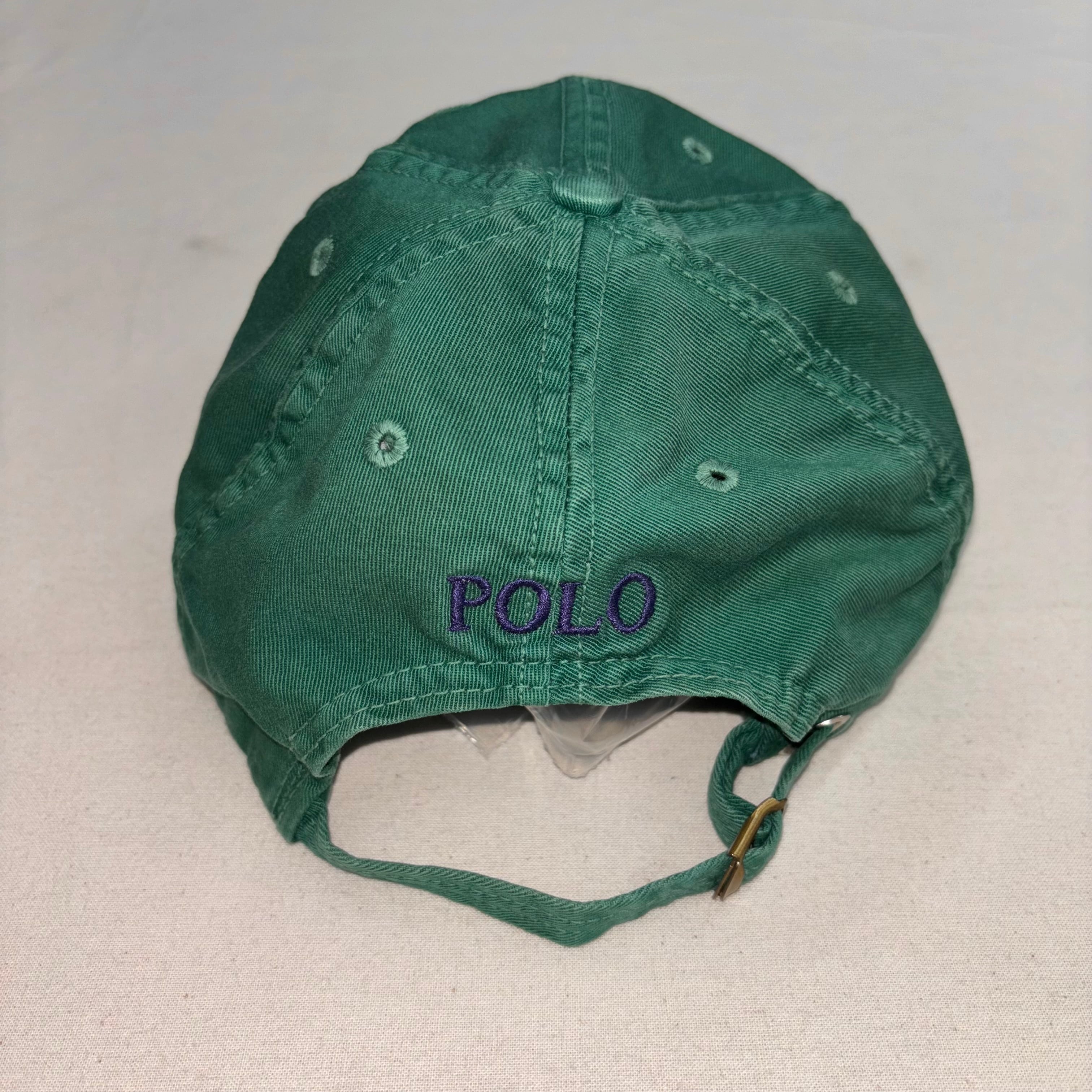 90s Ralph Lauren キャップ③ ラルフローレン USA製 緑 帽子 | no pain
