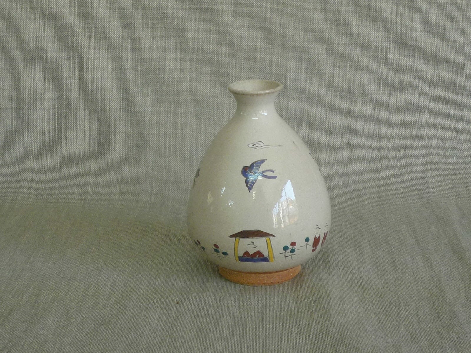 奈良絵花入 | 赤膚焼窯元 大塩昭山